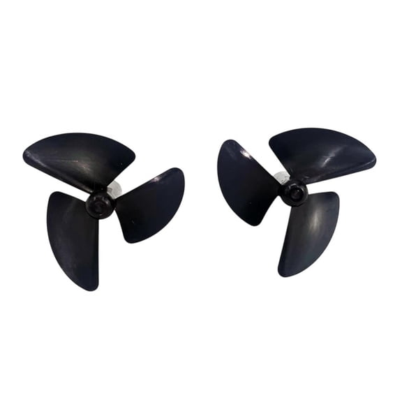 Sportact Canoe,Canoe Accessories,38mm 3-Blade RC Boat Propeller Set - Left & Right Hand for DIY Models,Outdoor Sporting