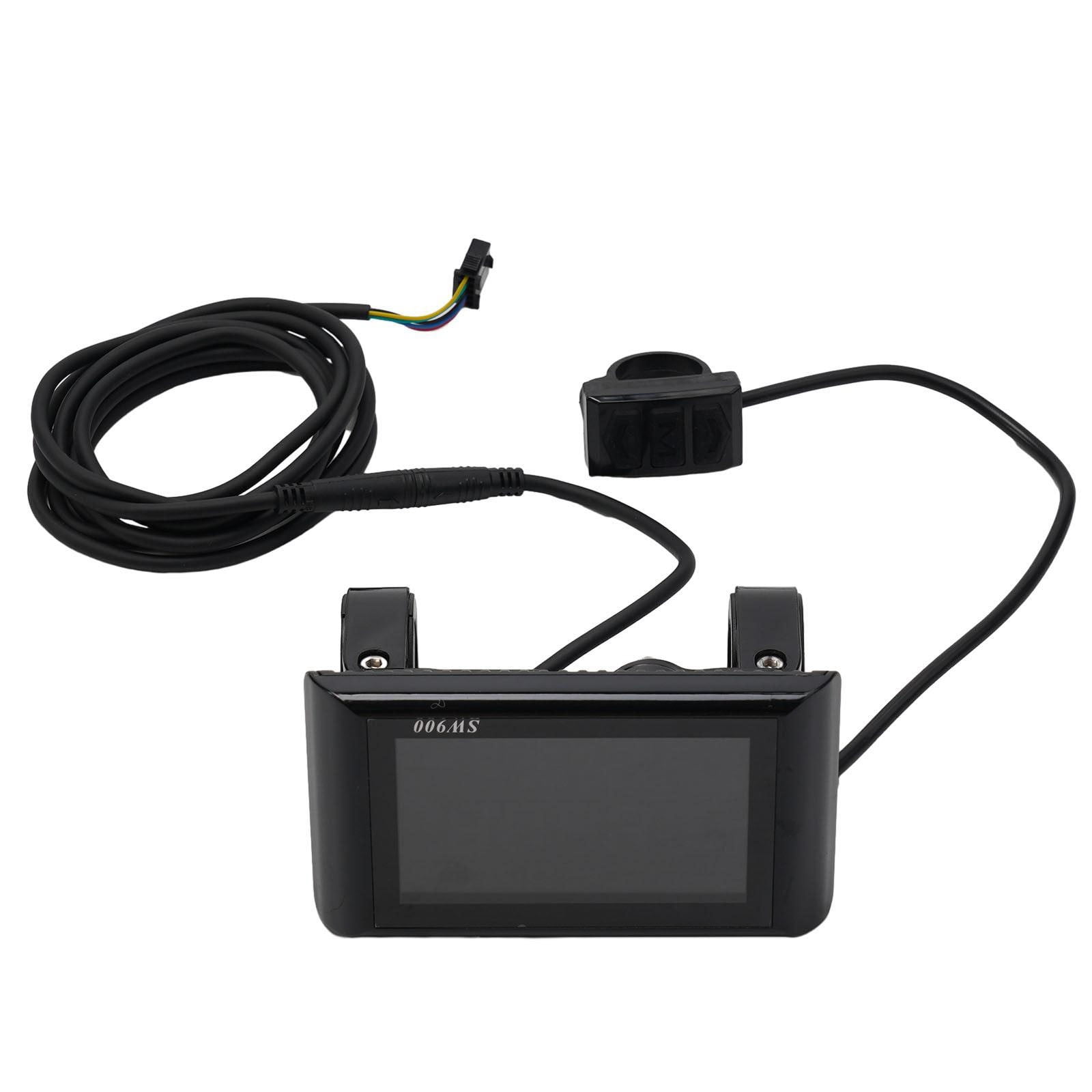 Sportact Cycling,Bicycle Accessories,Electric Bicycle,E-bike SW900 LCD Colorful Display Control Panel 24-60V Electric Bicycle Scooter,Bicycle Accessories for Adult Bikes
