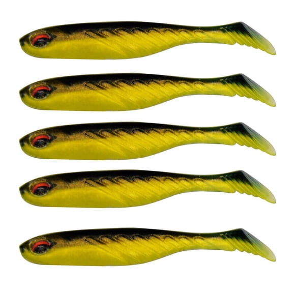 Sportact Fishing Baits,Fishing Accessories,Fishing Equipment,10pcs Luya Alien Eye T Tail luminous soft worm bait for carp fishing bait pike