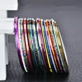 thumbnail image 1 of Sportact Fishing Baits,Fishing Accessories,Fishing Equipment,14pcs/pack Tinsel Fly Tying Material Shinning Lines Tape Holographic Line Tape, 1 of 9