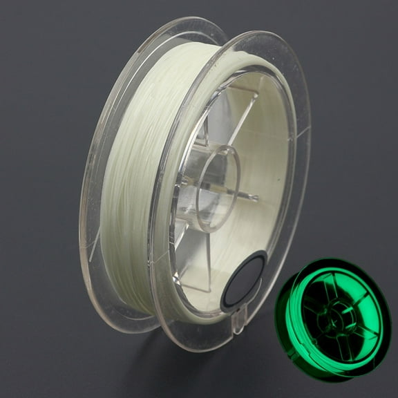 Sportact Fishing,Fishing Accessories,Luminous Fly Tying Thread 0.37mmx50M Fishing Glow in the Dark Tying Floss Rope,Fishing Gear
