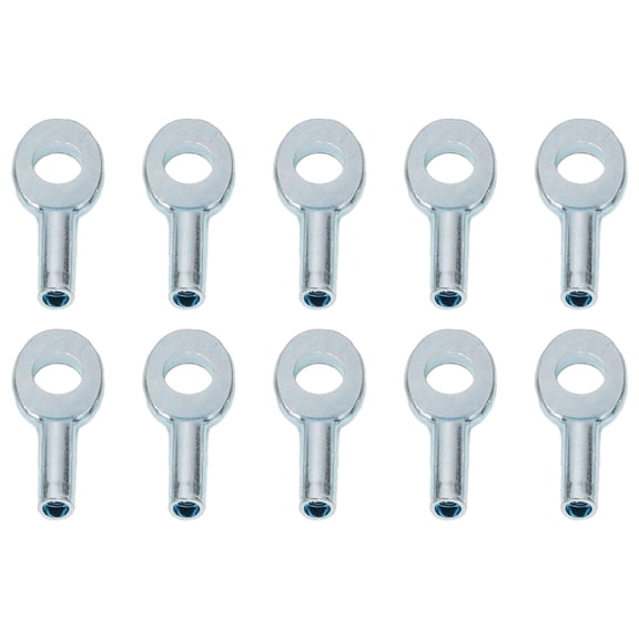 Sportact Fitness,10pcs Gym Pulley Machine Cable Eyelet Terminal Wire Rope Port Joint Stopper,Cardio Equipment