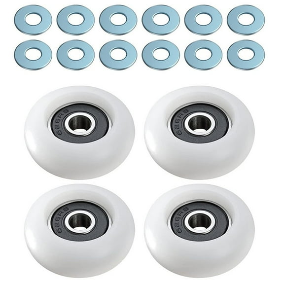 Sportact Fitness,4pcs Gym Wheels Rollers Exercise Roller Wheels for Gym 2000 3000 3000 XL,Cardio Equipment