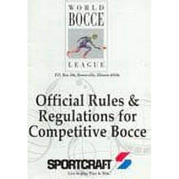 Sportcraft Bocce Ball Rules - Pack of 10 Books