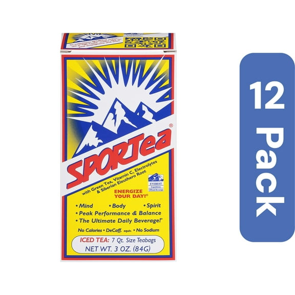 Sportea Iced Tea Retail Box 3 oz (Pack Of 12)
