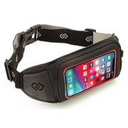 Sporteer Kinetic K1 No-Bounce Running Belt   Universal Workout Waist Pack for Large Cell Phones iPhone 17/16/15 Pro Max, Galaxy S25 Ultra, Pixel   Sweat-Proof Running Pouch with Touch Screen Access