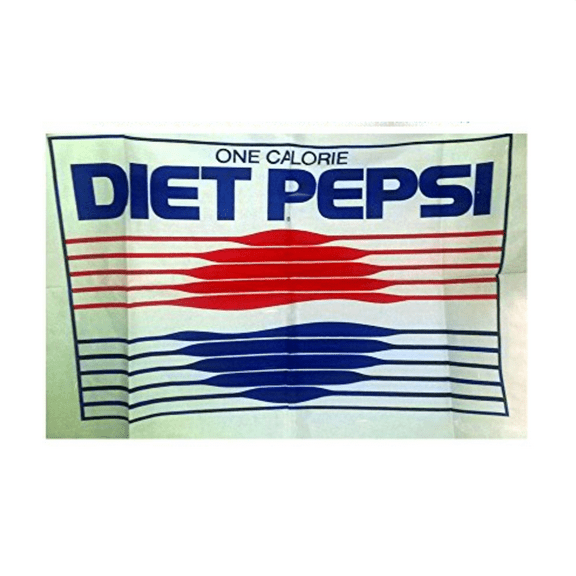 Sportex Tablecloth / Wall-hanging Diet Pepsi Logo 45 x 45 100% Cotton