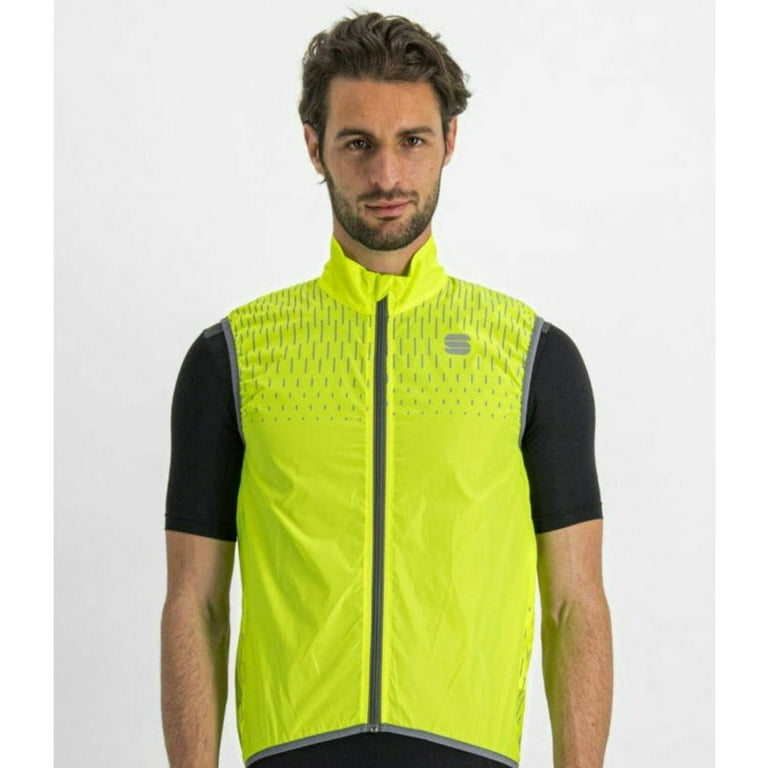 SPORTFUL Reflex Men’s Sports Vest – Pack Of 1, Windproof & Reflective For Cycling, Running, Outdoor Activities