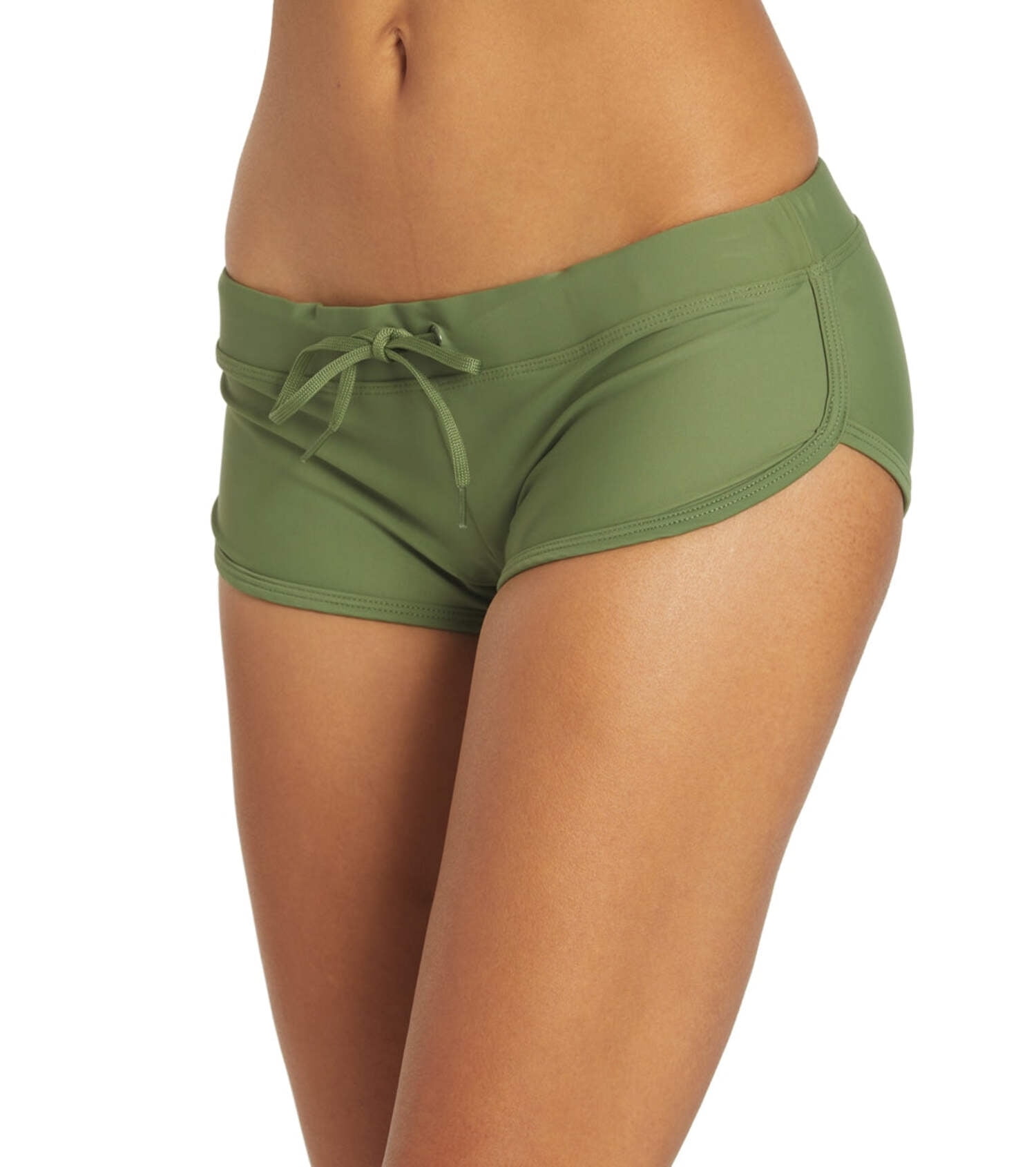 Sporti Active Cheeky Boyshort Swim Bottom Olive X Large Walmart