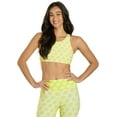 thumbnail image 1 of Sporti Active Coral Bloom High Neck Crop Bikini Top, 1 of 6