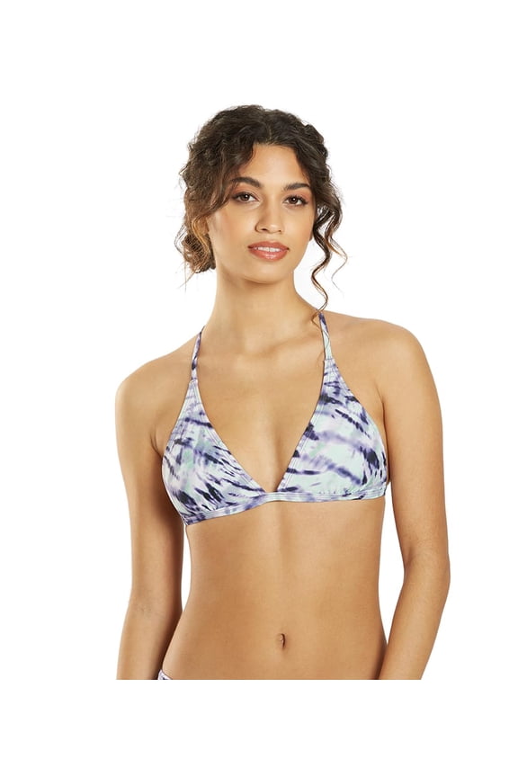 Active Moonlight Tie Dye Tie Back Bikini Top, Removable Cup, Athleisure (Women’s)