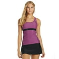 thumbnail image 1 of Sporti Active Racerback Solid Tankini Top, Removable Cup, Athleisure (Women’s), 1 of 9