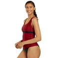 thumbnail image 1 of Sporti Active Racerback Solid Tankini Top, Removable Cup, Athleisure (Women’s), 1 of 11