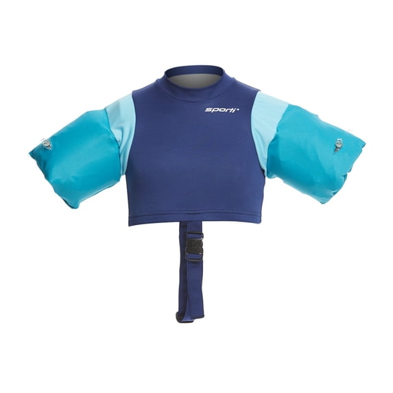 Sporti Boys Swim Aid Vest W/ Safety Strap (4-6yr, Blue)