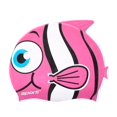 thumbnail image 1 of Sporti Jr. Clownfish Silicone Swim Cap, Fun Fin, Latex-Free, Child Sized, 1 of 4