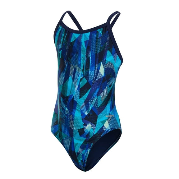 Sporti Catalyst Thin Strap One Piece Swimsuit, High Cut, Unpadded, Athletic (Women’s)