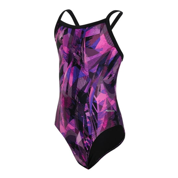 Sporti Catalyst Thin Strap One Piece Swimsuit, High Cut, Unpadded, Athletic (Women’s)