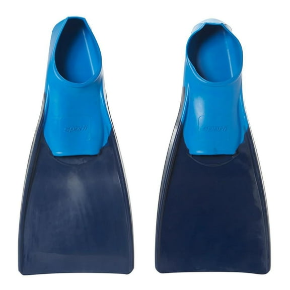Sporti Long Blade Swim Fins with Flexible Foot Pocket for Improved Fit