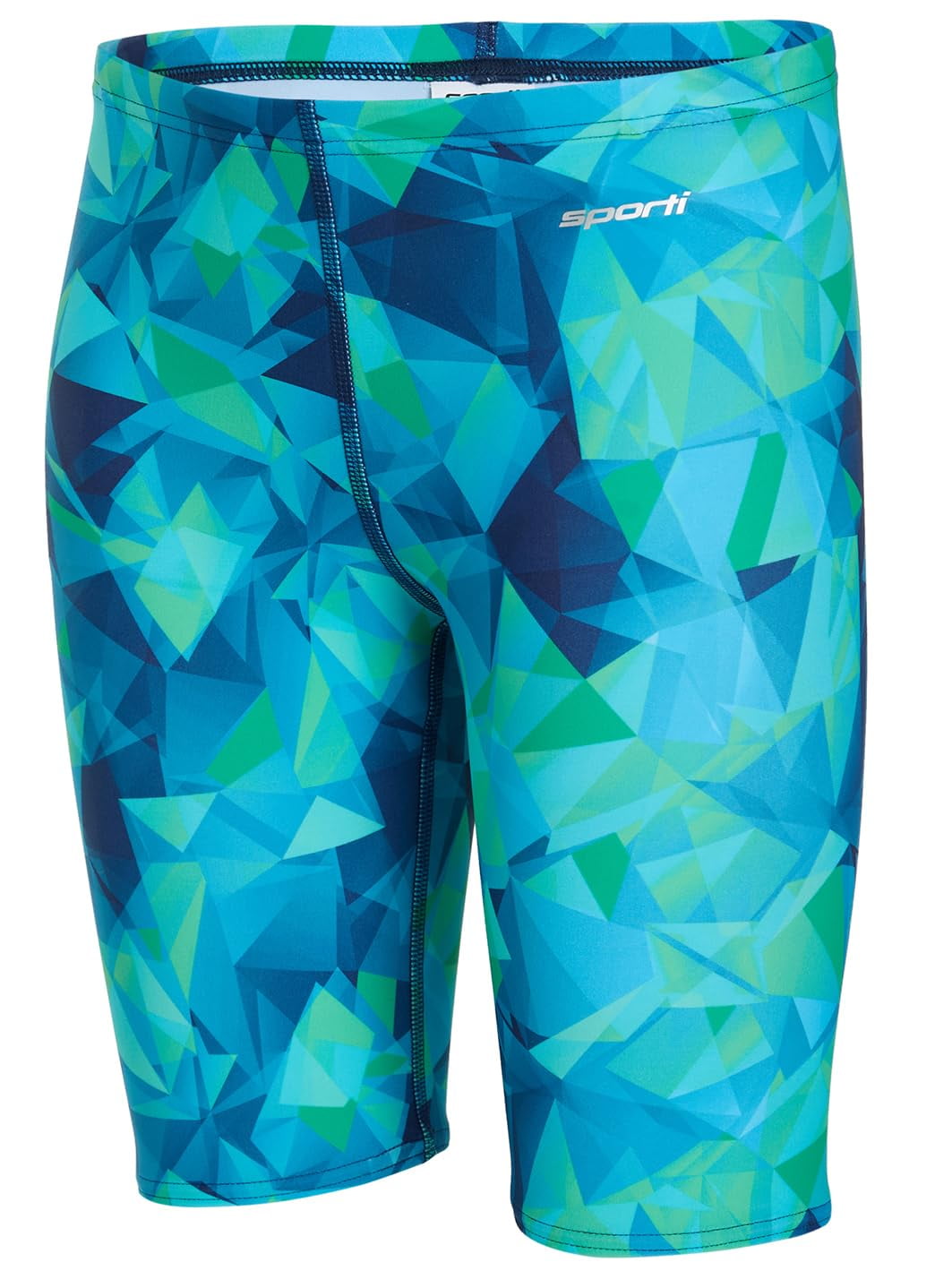 Speedo Mens PowerFLEX Eco Fitness Splice Square Leg Swimsuit