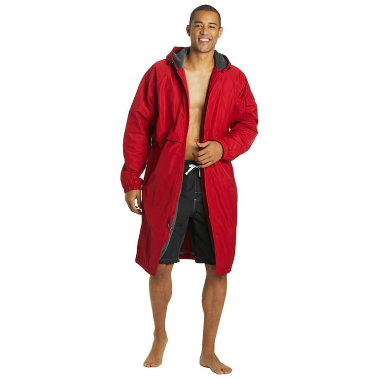 Sporti Guard Fleece-Lined Swim Parka, Water Resistant, UPF 50+