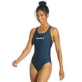 thumbnail image 1 of Sporti Guard Solid Wide Strap One Piece Swimsuit, High Cut, Unpadded, Athletic (Women’s), 1 of 12