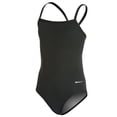 thumbnail image 1 of iSwim Essential Solid Thin Strap One Piece Swimsuit, High Cut, Unpadded (Women’s), 1 of 11