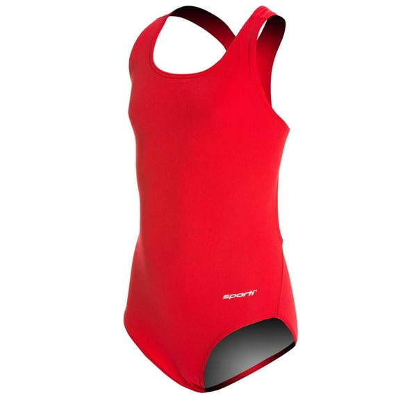 Sporti HydroLast Solid One Piece Swimsuit, High Cut, Unpadded, Athletic (Women’s)