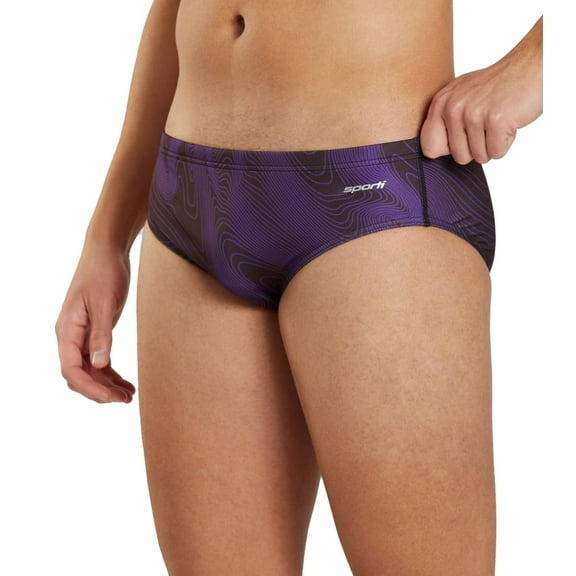 Sporti HydroLast Sonar Waves Brief Swimsuit, Briefs (Men’s)