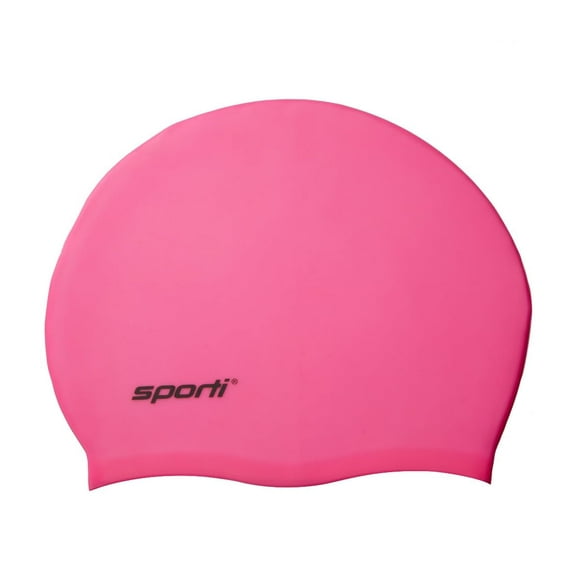 Sporti Kids' Neon Silicone Swim Cap, Snug Fit, Contoured, Lightweight, Latex-Free