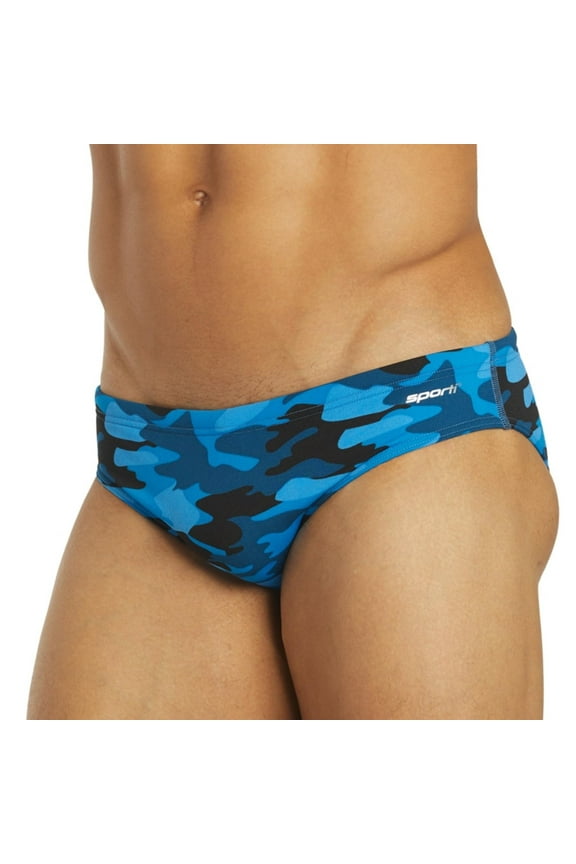 HydroLast Men’s Camo Water Polo Brief, Briefs (Men’s)