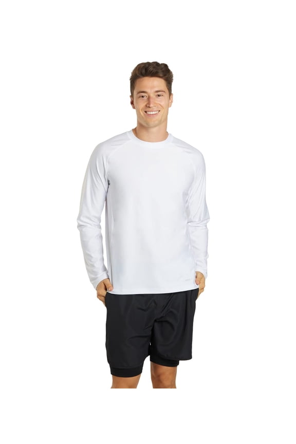 Men's L/S UPF 50+ Comfort Fit II Rash Guard, Crew Neck, Long Sleeve (Men’s)