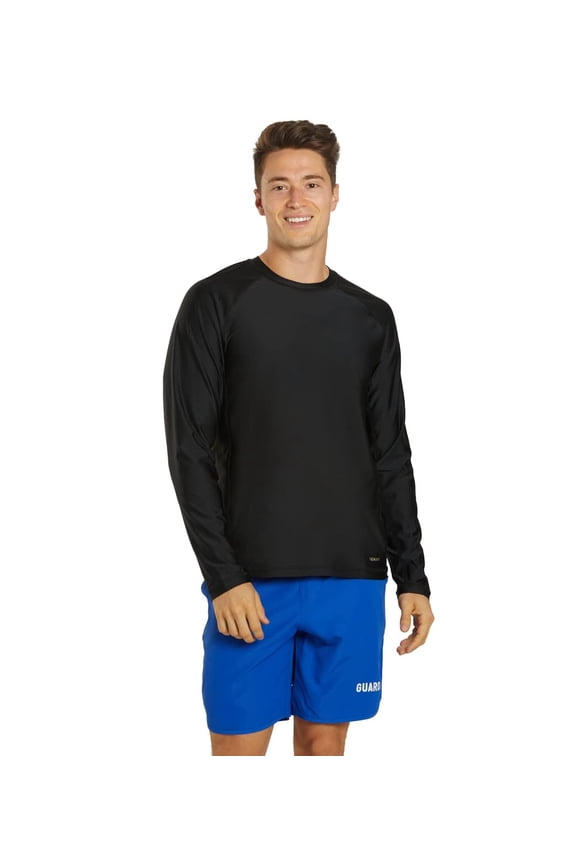 Men's L/S UPF 50+ Comfort Fit II Rash Guard, Crew Neck, Long Sleeve (Men’s)