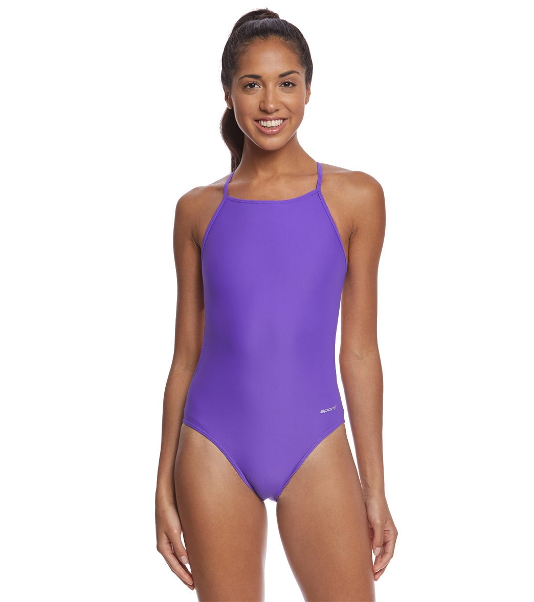 Sporti Micro Back One-Piece Swimsuit, Lycra Xtra Life, Scoop