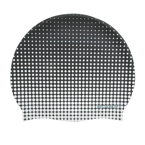 Sporti Molecule Silicone Swim Cap, Contoured Snug Fit, Latex-Free