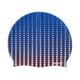 thumbnail image 1 of Sporti Molecule USA Silicone Swim Cap, Snug Fit, Anti-Slip, Latex-Free, Lightweight, 1 of 9