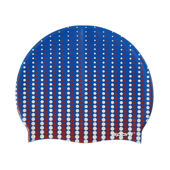 Sporti Molecule USA Silicone Swim Cap, Snug Fit, Anti-Slip, Latex-Free, Lightweight