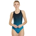 thumbnail image 1 of Sporti Checkmate Wide Strap One Piece Swimsuit, High Cut, Unpadded, Athletic (Women’s), 1 of 12