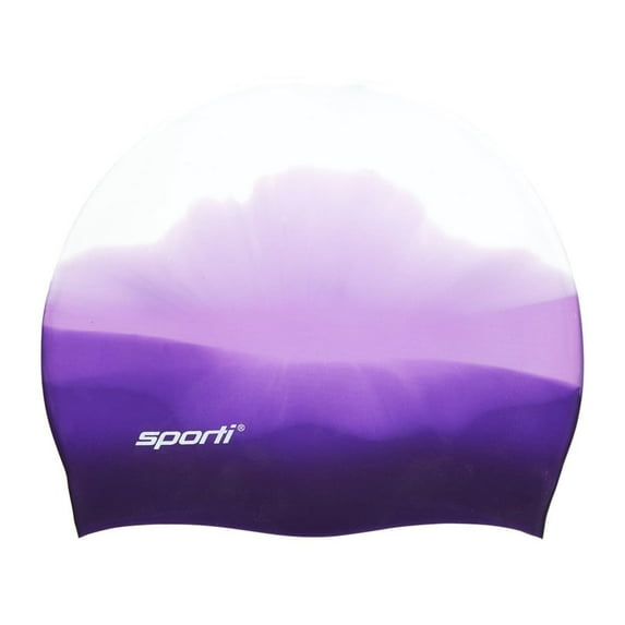Sporti Silicone Swim Cap, Multi Color, Snug Fit, Anti-Slip, Quick On/Off, Latex-Free
