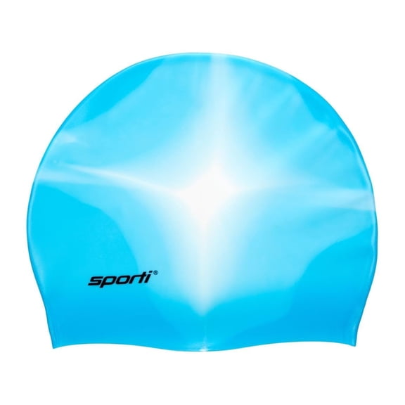 Sporti Silicone Swim Cap, Multi Color, Snug Fit, Anti-Slip, Quick On/Off, Latex-Free