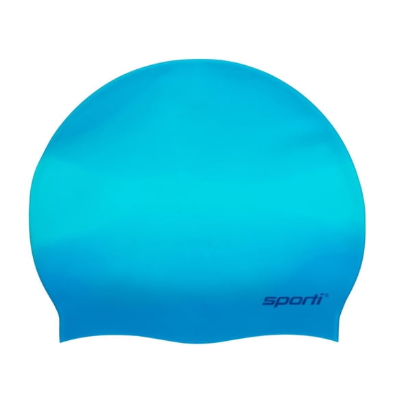 Sporti Silicone Swim Cap, Multi Color, Snug Fit, Anti-Slip, Quick On/Off, Latex-Free
