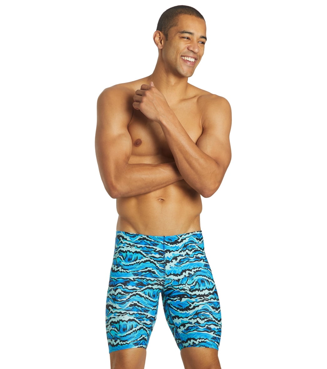Sporti New Waves Jammer Swimsuit, Lycra Xtra Life, Abstract