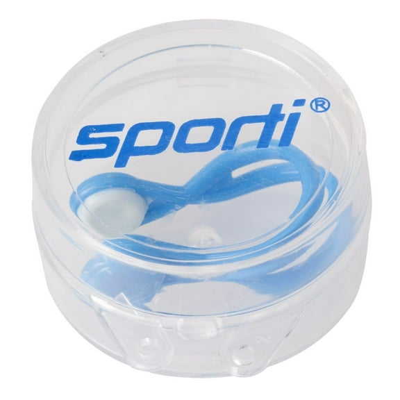 Sporti Nose Clip II - Lightweight, Comfortable Contoured Fit with Storage Case
