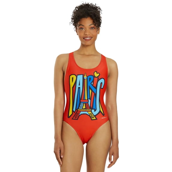 Sporti Paris Trend Setter One Piece Swimsuit, High Cut, Unpadded (Women’s)