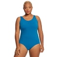 thumbnail image 1 of Sporti Plus Size HydroLast Chlorine Resistant One Piece, High Cut, Removable Cup (Women's Plus), 1 of 10