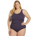 thumbnail image 1 of Sporti Plus Size HydroLast Chlorine Resistant One Piece, High Cut, Removable Cup (Women's Plus), 1 of 10