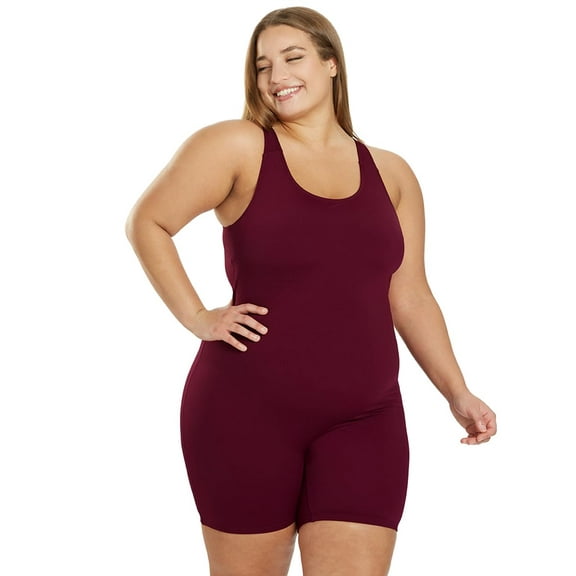 Sporti HydroLast Chlorine Resistant One Piece Swimsuit, High Cut, Removable Cup (Women’s)