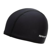 Sporti Swim Cap Compressive Fit, Quick-Dry Polyester Spandex, Lightweight & Chlorine Resistant