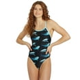 thumbnail image 1 of Sporti I-Scream Thin Strap One Piece Swimsuit, High Cut, Unpadded, Athletic (Women’s), 1 of 12