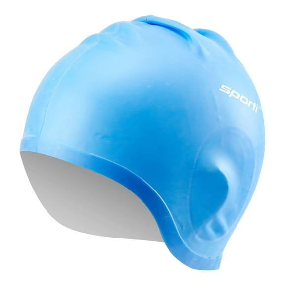 Sporti Silicone Swim Cap, Anti-Slip Grip, Extra Ear Space