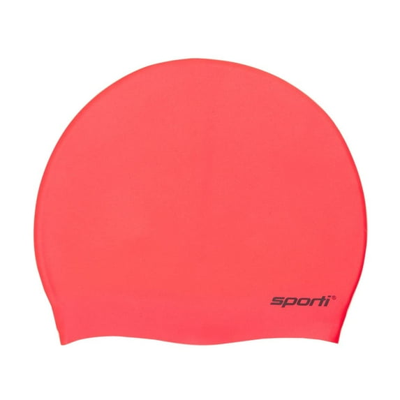 Sporti Silicone Swim Cap, Snug Fit, Contoured, Anti-Slip, Easy On/Off